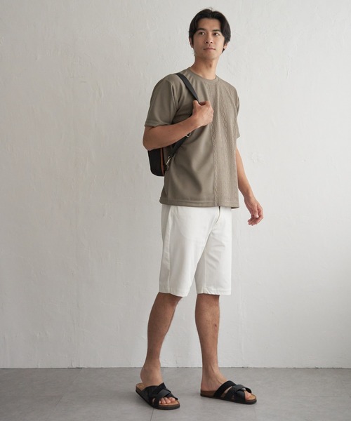 ikka(イッカ)の「【接触冷感】GOKU楽パンツ EASY STRETCH 冷感5Pショート(その他パンツ・メンズ・ブラウン/ホワイト/ブラック/セージグリーン/ベージュ/ネイビー・S/XL/L/M)」の19枚目の写真