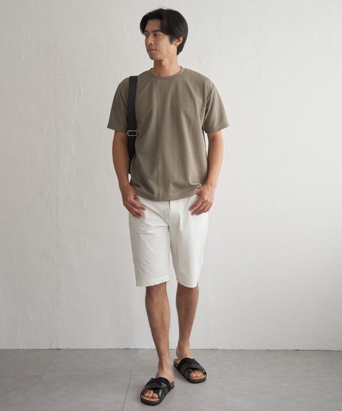 ikka(イッカ)の「【接触冷感】GOKU楽パンツ EASY STRETCH 冷感5Pショート(その他パンツ・メンズ・ブラウン/ホワイト/ブラック/セージグリーン/ベージュ/ネイビー・S/XL/L/M)」の20枚目の写真
