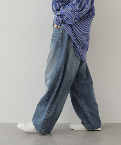 JOURNAL STANDARD LUXE(ジャーナルスタンダード ラックス)の「《追加》11OZデニム スウィッチパンツ(デニムパンツ・レディース・ブルー・MEDIUM/SMALL)」の7枚目の写真
