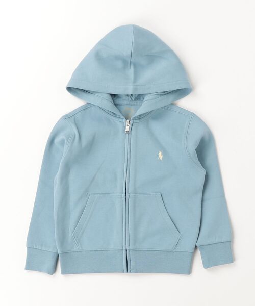 POLO RALPH LAUREN CHILDRENSWEAR（ポロ ラルフ ローレン チルドレンズウェア）の「ダブルニット フルジップ フーディ（パーカー・キッズ・ブルー・3/4/6/7）」の3枚目の写真