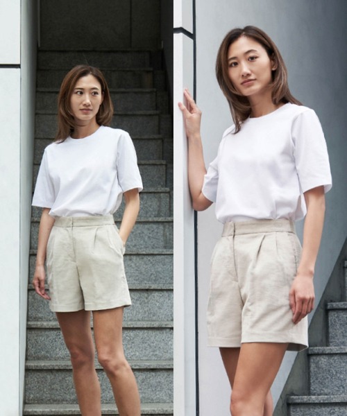 SP(エスピー)の「タイムレス Tee(WHT) WOMEN(Tシャツ/カットソー・レディース・ホワイト・SMALL/MEDIUM/LARGE)」の12枚目の写真