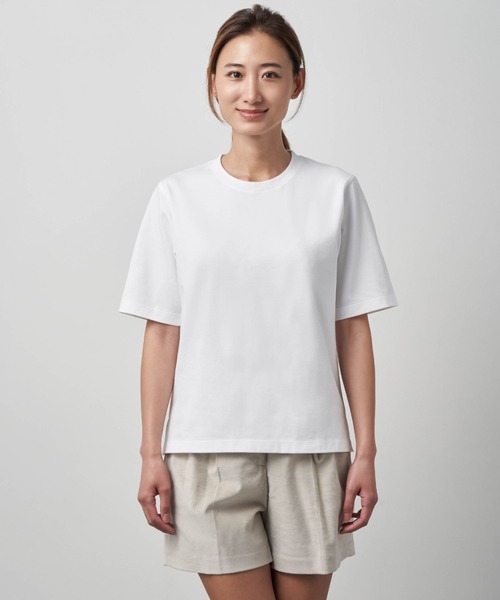 SP(エスピー)の「タイムレス Tee(WHT) WOMEN(Tシャツ/カットソー・レディース・ホワイト・SMALL/MEDIUM/LARGE)」の11枚目の写真