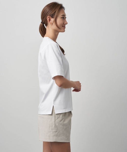 SP(エスピー)の「タイムレス Tee(WHT) WOMEN(Tシャツ/カットソー・レディース・ホワイト・SMALL/MEDIUM/LARGE)」の9枚目の写真