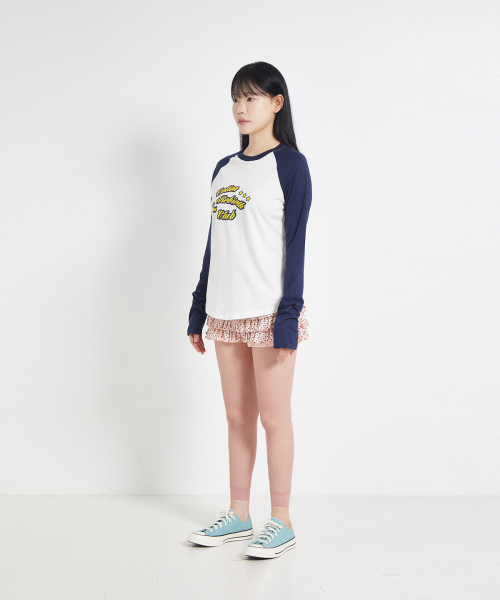 COTTONREBIRTHCLUB(コットンリバースクラブ)の「ムーンスターラグランTシャツ(ネイビー)(Tシャツ/カットソー・レディース・その他・FREE)」の4枚目の写真