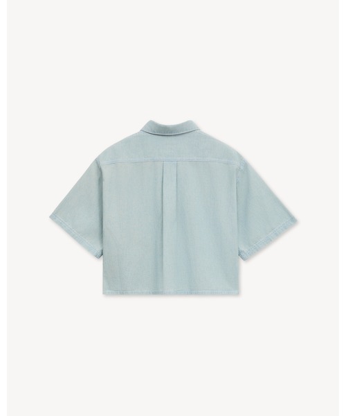 KENZO（ケンゾー）の「'KENZO Sounds' ライト ショートスリーブ シャツ イン ウォッシュド シャンブレー（シャツ/ブラウス・レディース・ブルー系その他7・X-SMALL/MEDIUM/SMALL）」の6枚目の写真