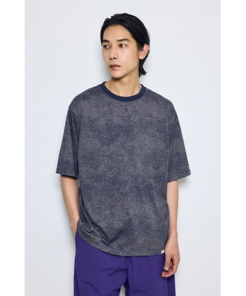 AZUL by moussy（アズールバイマウジー）の「総柄半袖TEE（Tシャツ/カットソー・メンズ・グレー系その他/ブルー系その他3・MEDIUM/LARGE）」の5枚目の写真