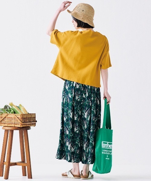 Sunny clouds(サニークラウズ)の「サニークラウズ もろこしTシャツ〈レディース〉(Tシャツ/カットソー・レディース・イエロー・LL/MP/M/L/3L)」の4枚目の写真