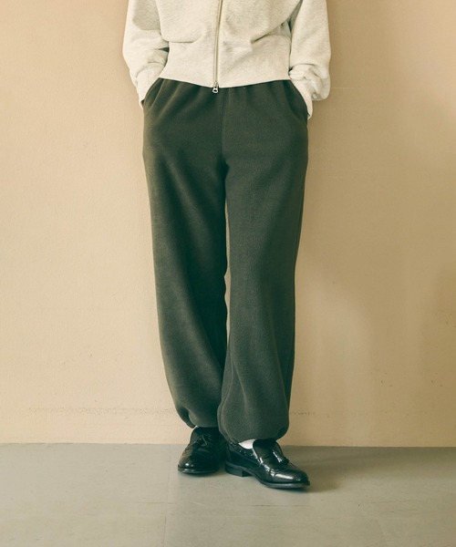 kha:ki(カーキ)の「「KHA:KI / カーキ」FREECE STRAIGHT PANTS(その他パンツ・レディース・グリーン/オリーブ/ブラック/アッシュグレー・1/2)」の6枚目の写真