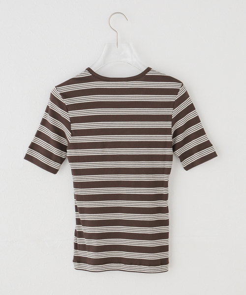 GANNI（ガニー）の「GANNI / ガニー Soft Cotton Rib Short Sleeve T-Shi（Tシャツ/カットソー・レディース・その他・SMALL）」の6枚目の写真