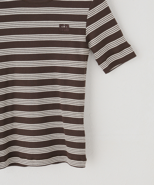 GANNI（ガニー）の「GANNI / ガニー Soft Cotton Rib Short Sleeve T-Shi（Tシャツ/カットソー・レディース・その他・SMALL）」の5枚目の写真