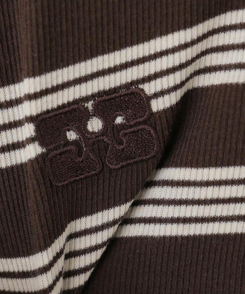 GANNI（ガニー）の「GANNI / ガニー Soft Cotton Rib Short Sleeve T-Shi（Tシャツ/カットソー・レディース・その他・SMALL）」の2枚目の写真