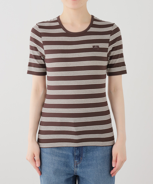 GANNI(ガニー)の「GANNI / ガニー Soft Cotton Rib Short Sleeve T-Shi(Tシャツ/カットソー・レディース・その他・SMALL)」の9枚目の写真