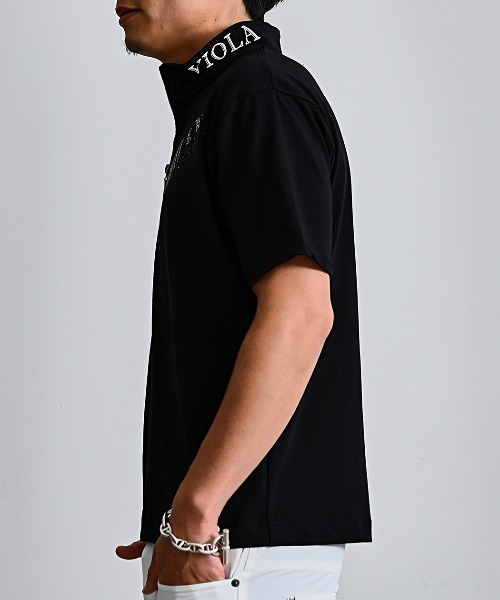 VIOLA(ヴィオラ)の「『VIOLA rumore/ヴィオラ ルモーレ』PRINT ZIP UP(Tシャツ/カットソー・メンズ・ブラック/ホワイト/ピンク・L/XL/M)」の4枚目の写真