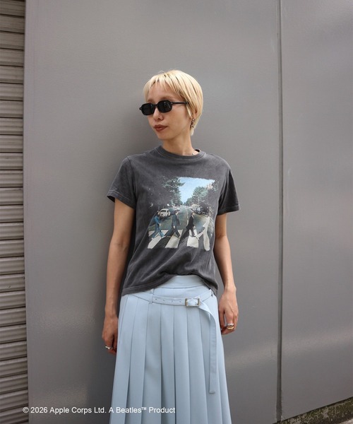 THE BEATLES × Ameri PRINT COMPACT TEE（Tシャツ/カットソー）｜The