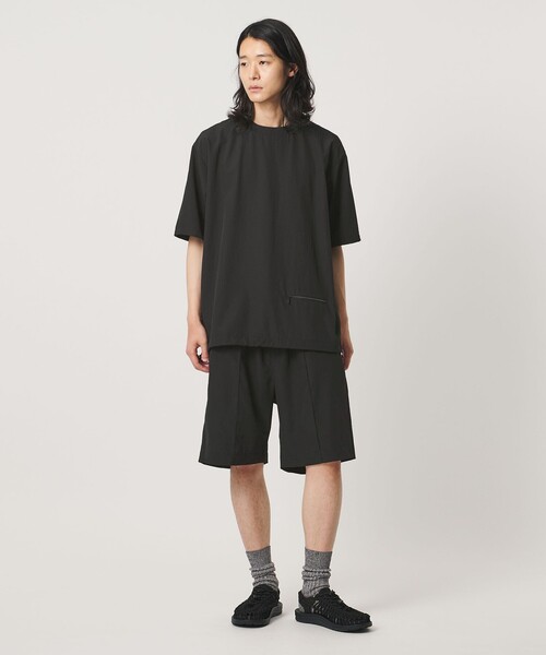 UNITED ARROWS（ユナイテッドアローズ）の「DotAir ドットエア ヘムコード クルーネック Tシャツ 吸水速乾 タテストレッチ（Tシャツ/カットソー・メンズ・ダークブラウン/ブラック・L/M/XL/S）」の4枚目の写真