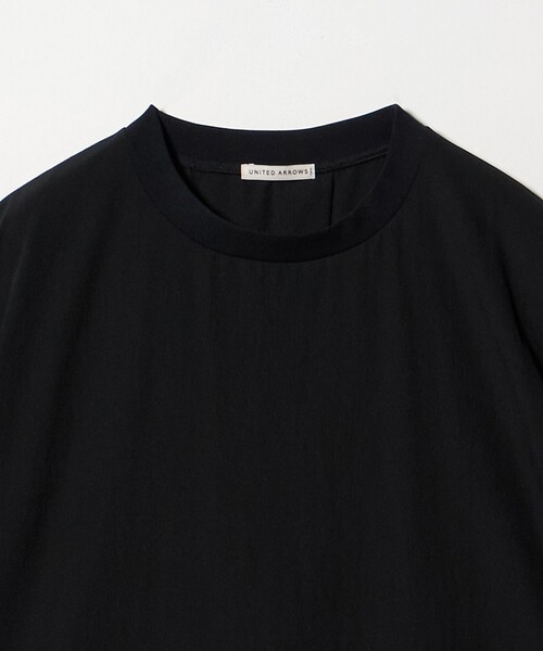 UNITED ARROWS（ユナイテッドアローズ）の「DotAir ドットエア ヘムコード クルーネック Tシャツ 吸水速乾 タテストレッチ（Tシャツ/カットソー・メンズ・ダークブラウン/ブラック・L/M/XL/S）」の13枚目の写真
