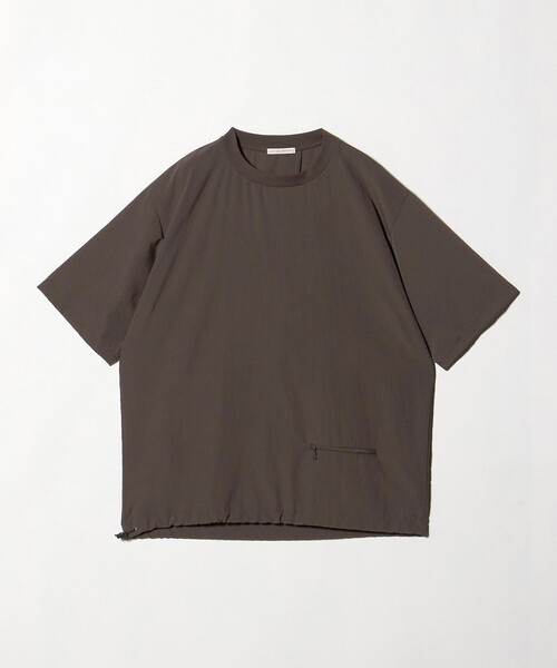 UNITED ARROWS（ユナイテッドアローズ）の「DotAir ドットエア ヘムコード クルーネック Tシャツ 吸水速乾 タテストレッチ（Tシャツ/カットソー・メンズ・ダークブラウン/ブラック・L/M/XL/S）」の15枚目の写真