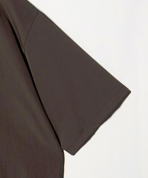 UNITED ARROWS（ユナイテッドアローズ）の「DotAir ドットエア ヘムコード クルーネック Tシャツ 吸水速乾 タテストレッチ（Tシャツ/カットソー・メンズ・ダークブラウン/ブラック・L/M/XL/S）」の18枚目の写真