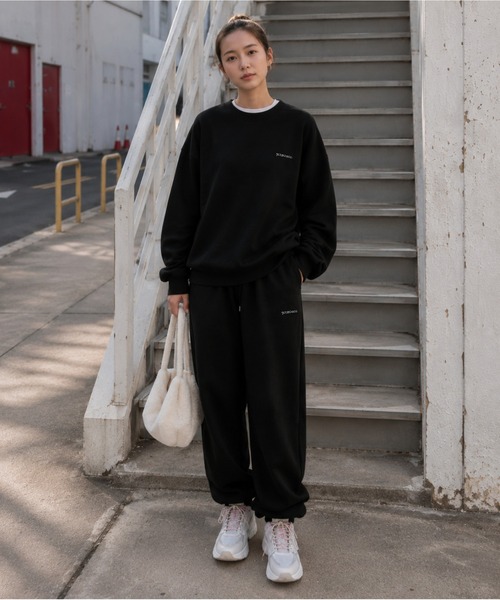 boemy(ボエミー)の「ワンポイント ロゴスウェット 上下セット(スウェット・レディース・グレー/ブラック・M/L/XL)」の10枚目の写真