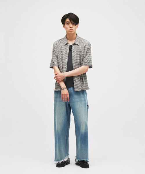 JOURNAL STANDARD(ジャーナルスタンダード)の「チェック サッカー 半袖 シャツ(シャツ/ブラウス・メンズ・ブラック/ライトグレー/サックスブルー/レッド・MEDIUM/LARGE)」の17枚目の写真