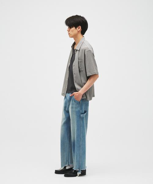 JOURNAL STANDARD(ジャーナルスタンダード)の「チェック サッカー 半袖 シャツ(シャツ/ブラウス・メンズ・ブラック/ライトグレー/サックスブルー/レッド・MEDIUM/LARGE)」の18枚目の写真