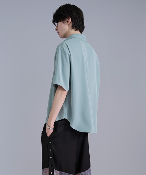 Ellno Loset(エルノロゼット)の「フラワー刺繍トロミレギュラーシャツ(シャツ/ブラウス・メンズ・ミント/ブラック/オフホワイト・MEDIUM/SMALL/LARGE)」の16枚目の写真