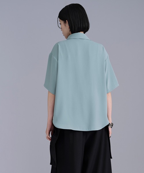Ellno Loset(エルノロゼット)の「フラワー刺繍トロミレギュラーシャツ(シャツ/ブラウス・メンズ・ミント/ブラック/オフホワイト・MEDIUM/SMALL/LARGE)」の22枚目の写真