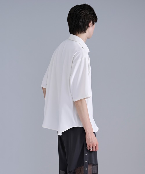 Ellno Loset(エルノロゼット)の「フラワー刺繍トロミレギュラーシャツ(シャツ/ブラウス・メンズ・ミント/ブラック/オフホワイト・MEDIUM/SMALL/LARGE)」の9枚目の写真