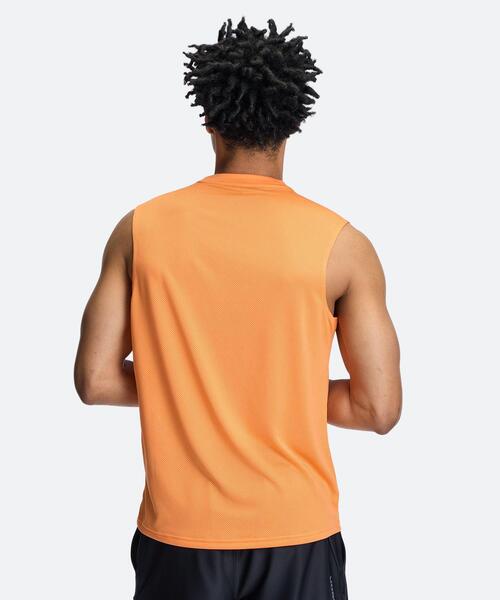 UNDER ARMOUR(アンダーアーマー)の「UAアーマードライ スリーブレス シャツ(トレーニング/メンズ)(タンクトップ・メンズ・オレンジ系・L/XL/M/S/2XL)」の2枚目の写真