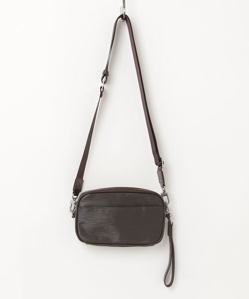 Guess(ゲス)の「MILANO Camera Bag S ショルダーバッグ カメラバッグ(ショルダーバッグ・メンズ・ダークブラウン/ブラック・ONE SIZE)」の17枚目の写真