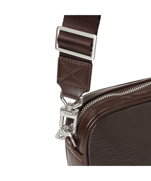 Guess(ゲス)の「MILANO Camera Bag S ショルダーバッグ カメラバッグ(ショルダーバッグ・メンズ・ダークブラウン/ブラック・ONE SIZE)」の8枚目の写真
