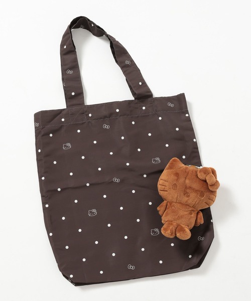 LOWRYS FARM(ローリーズファーム)の「【HELLO KITTY】DOTエコBAG 672124 /GOODS(エコバッグ/サブバッグ・レディース・ブラック/ブラウン/レッド/ホワイト・FREE)」の14枚目の写真