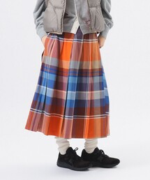 別注】Gramicci for BEAMS BOY / ギャバ ロングスカート（スカート