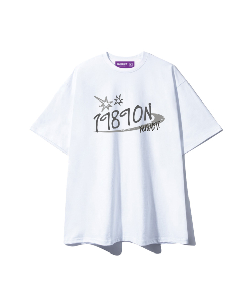 NUHABIT(ニューハビット)の「1989ON オーバーサイズ 半袖 (GOS2-5NH1370)(Tシャツ/カットソー・メンズ・ホワイト/ライトグレー/ブラック/ネイビー・MEDIUM/LARGE/X-LARGE)」の5枚目の写真