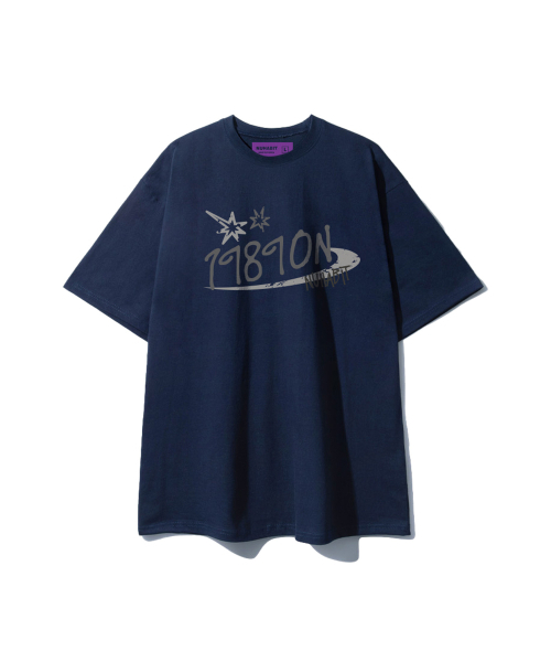 NUHABIT(ニューハビット)の「1989ON オーバーサイズ 半袖 (GOS2-5NH1370)(Tシャツ/カットソー・メンズ・ホワイト/ライトグレー/ブラック/ネイビー・MEDIUM/LARGE/X-LARGE)」の6枚目の写真