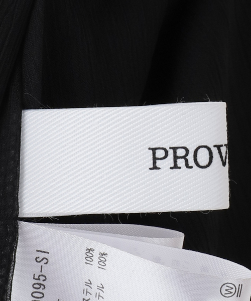 PROVOKE (プロヴォーク)の「PROVOKE/プロヴォーク SLOBE別注 シアーフラワーキャミソール(シャツ/ブラウス・レディース・アイボリー/ブラック・FREE)」の8枚目の写真