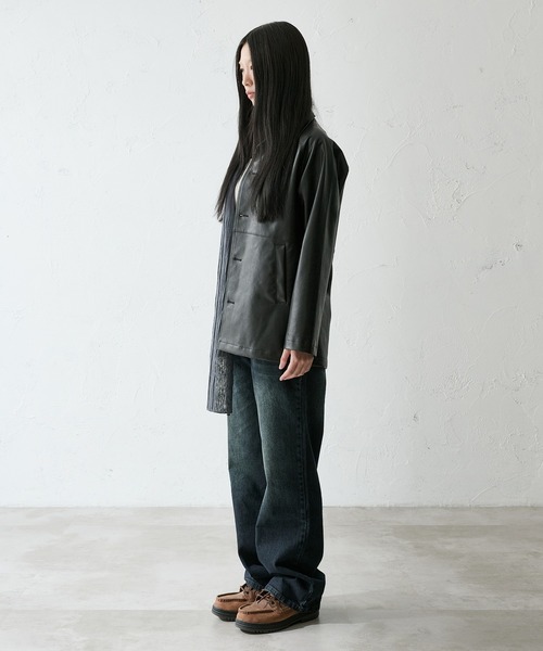FTW（エフティダブリュー）の「STITCH CAR COAT（その他アウター・レディース・キャメル/グレー/ブラック・SMALL/MEDIUM/LARGE）」の8枚目の写真