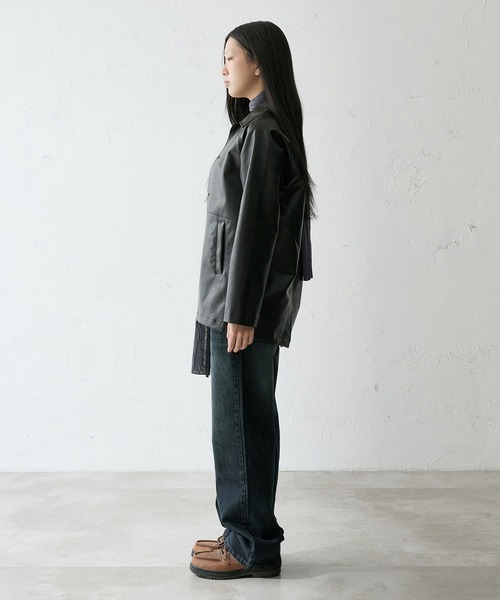 FTW（エフティダブリュー）の「STITCH CAR COAT（その他アウター・レディース・キャメル/グレー/ブラック・SMALL/MEDIUM/LARGE）」の9枚目の写真