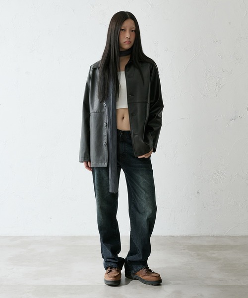 FTW（エフティダブリュー）の「STITCH CAR COAT（その他アウター・レディース・キャメル/グレー/ブラック・SMALL/MEDIUM/LARGE）」の10枚目の写真