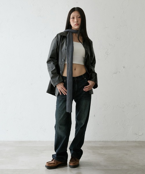 FTW（エフティダブリュー）の「STITCH CAR COAT（その他アウター・レディース・キャメル/グレー/ブラック・SMALL/MEDIUM/LARGE）」の11枚目の写真