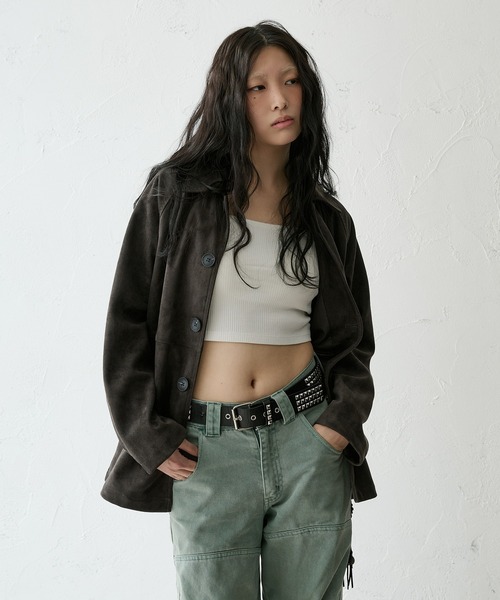 FTW（エフティダブリュー）の「STITCH CAR COAT（その他アウター・レディース・キャメル/グレー/ブラック・SMALL/MEDIUM/LARGE）」の13枚目の写真