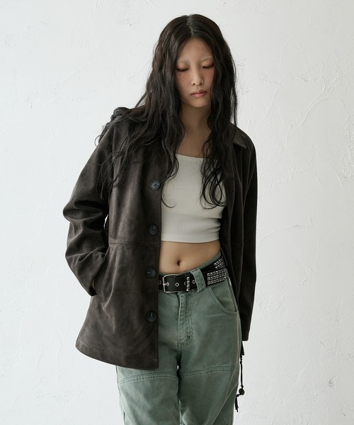 FTW（エフティダブリュー）の「STITCH CAR COAT（その他アウター・レディース・キャメル/グレー/ブラック・SMALL/MEDIUM/LARGE）」の15枚目の写真