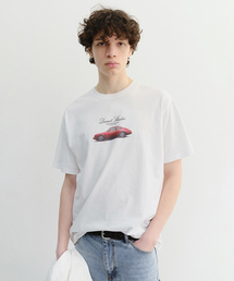 SUMMER HOLIDAY CAR T-SHIRT_UNISEX_UDTS6B143_OFF WHITE