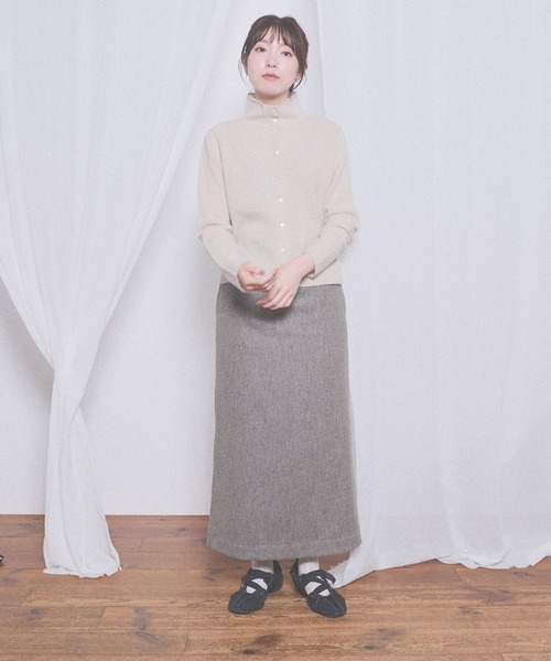 fig London(フィグロンドン)の「AIRLYS cardigan(ニット/セーター・レディース・ネイビー/ピンク/サックスブルー/アイボリー・FREE)」の18枚目の写真