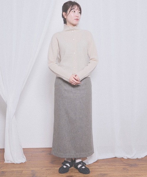fig London(フィグロンドン)の「AIRLYS cardigan(ニット/セーター・レディース・ネイビー/ピンク/サックスブルー/アイボリー・FREE)」の5枚目の写真