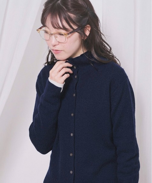 fig London(フィグロンドン)の「AIRLYS cardigan(ニット/セーター・レディース・ネイビー/ピンク/サックスブルー/アイボリー・FREE)」の22枚目の写真