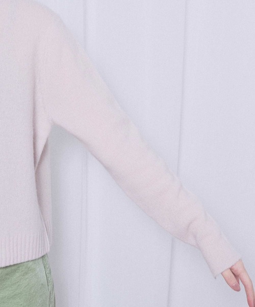 fig London(フィグロンドン)の「AIRLYS cardigan(ニット/セーター・レディース・ネイビー/ピンク/サックスブルー/アイボリー・FREE)」の8枚目の写真