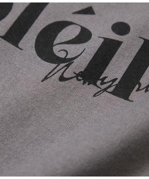 NEWYORKER(ニューヨーカー)の「コットン100% ロゴプリントTシャツ(Tシャツ/カットソー・レディース・ダークグレー・LARGE/MEDIUM)」の8枚目の写真