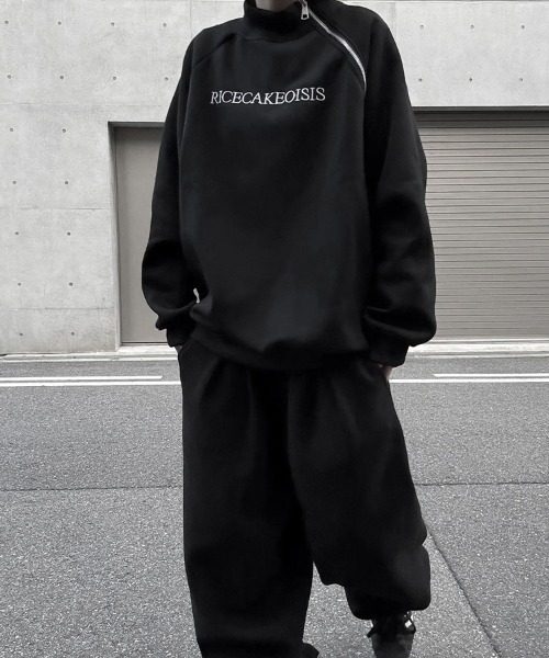 YACA（ヤーカ）の「zip sweat pullover/ジップスウェットプルオーバー（スウェット・レディース・ブラック/グレー・FREE）」の10枚目の写真