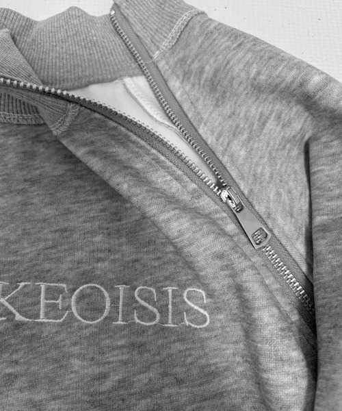 YACA（ヤーカ）の「zip sweat pullover/ジップスウェットプルオーバー（スウェット・レディース・ブラック/グレー・FREE）」の14枚目の写真